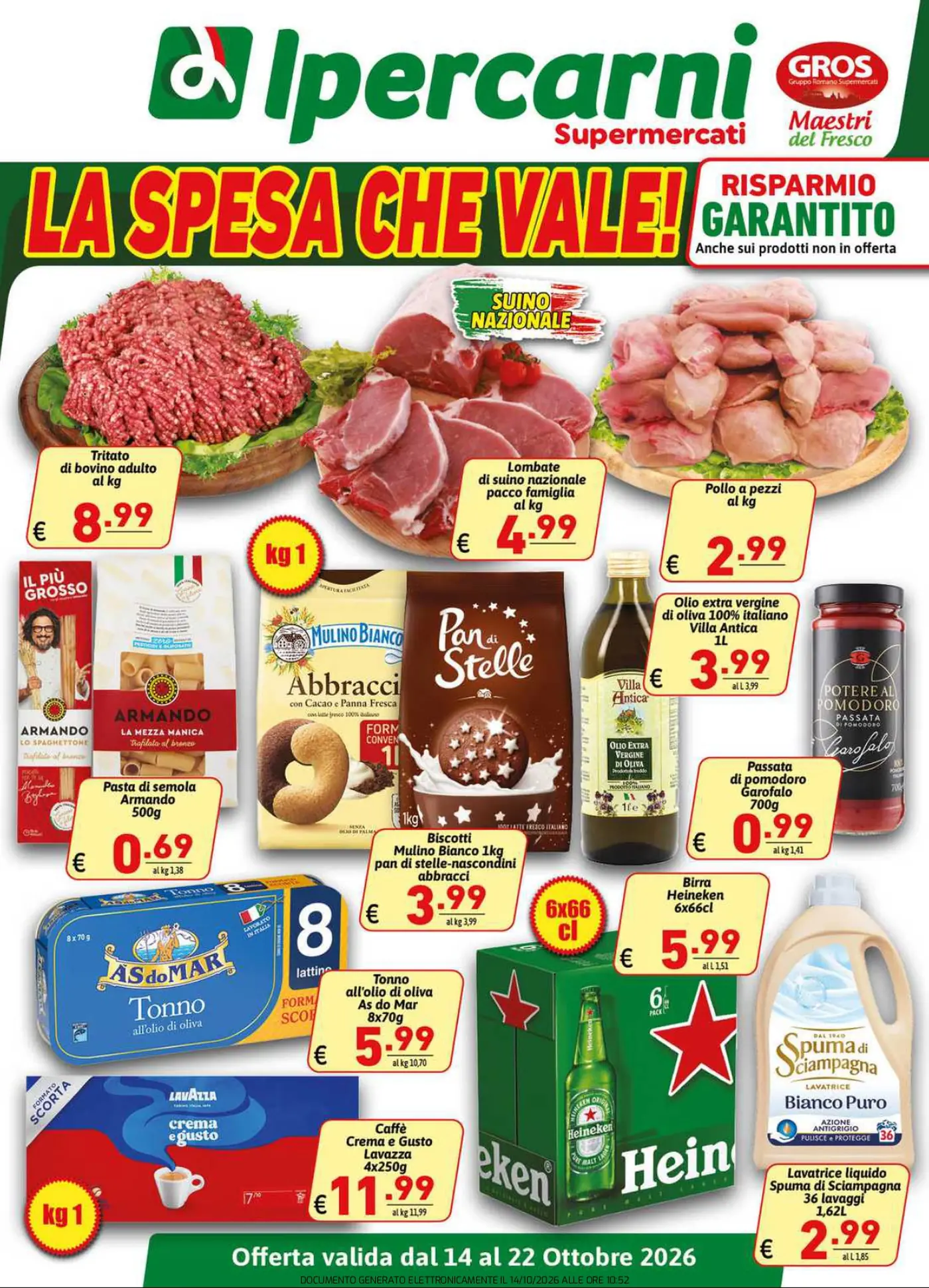 Pagina 1 del volantino